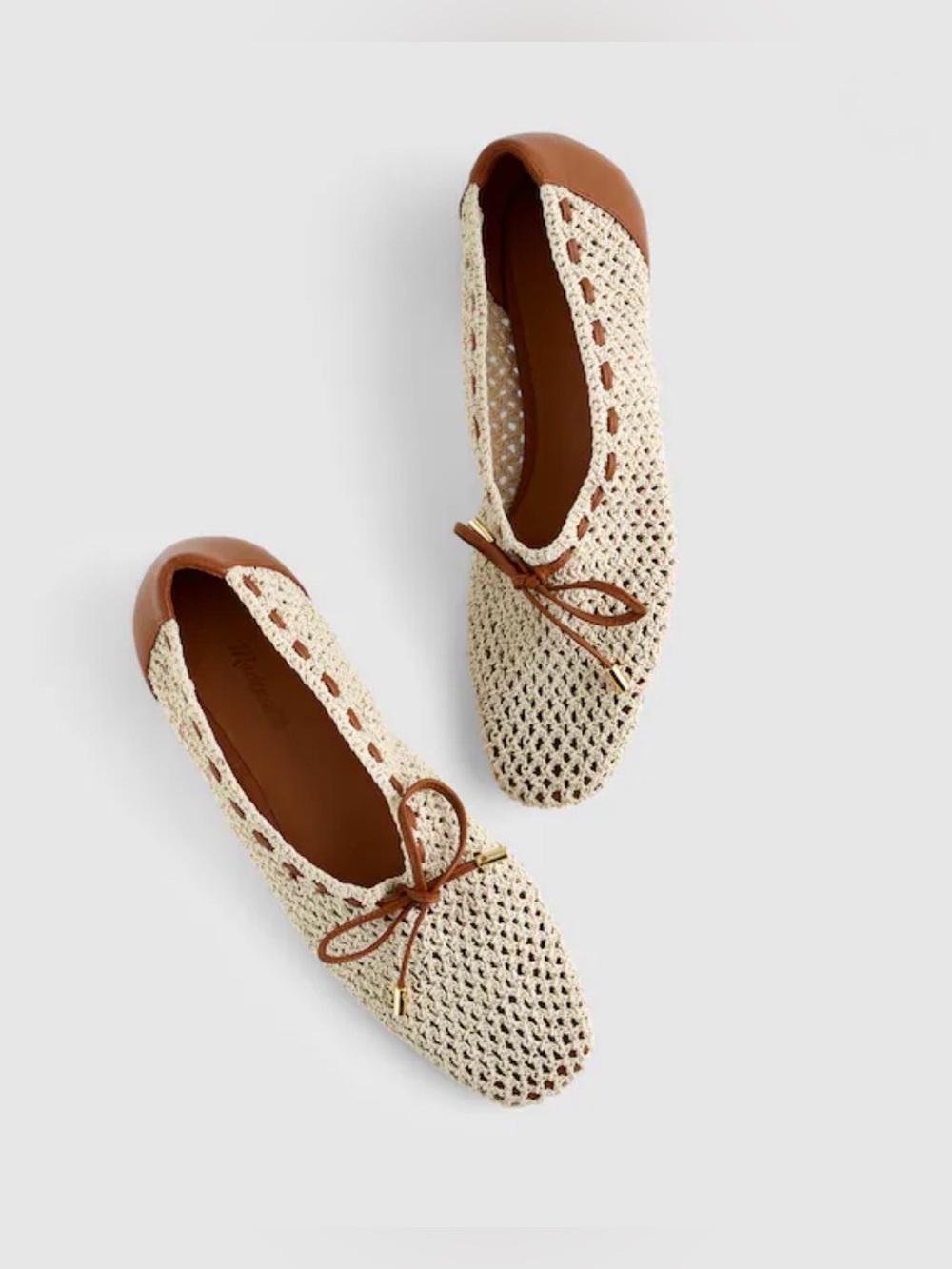 Madewell Women’s The Mylie Ballet Flat Woven Ballet.9.New without tags.
